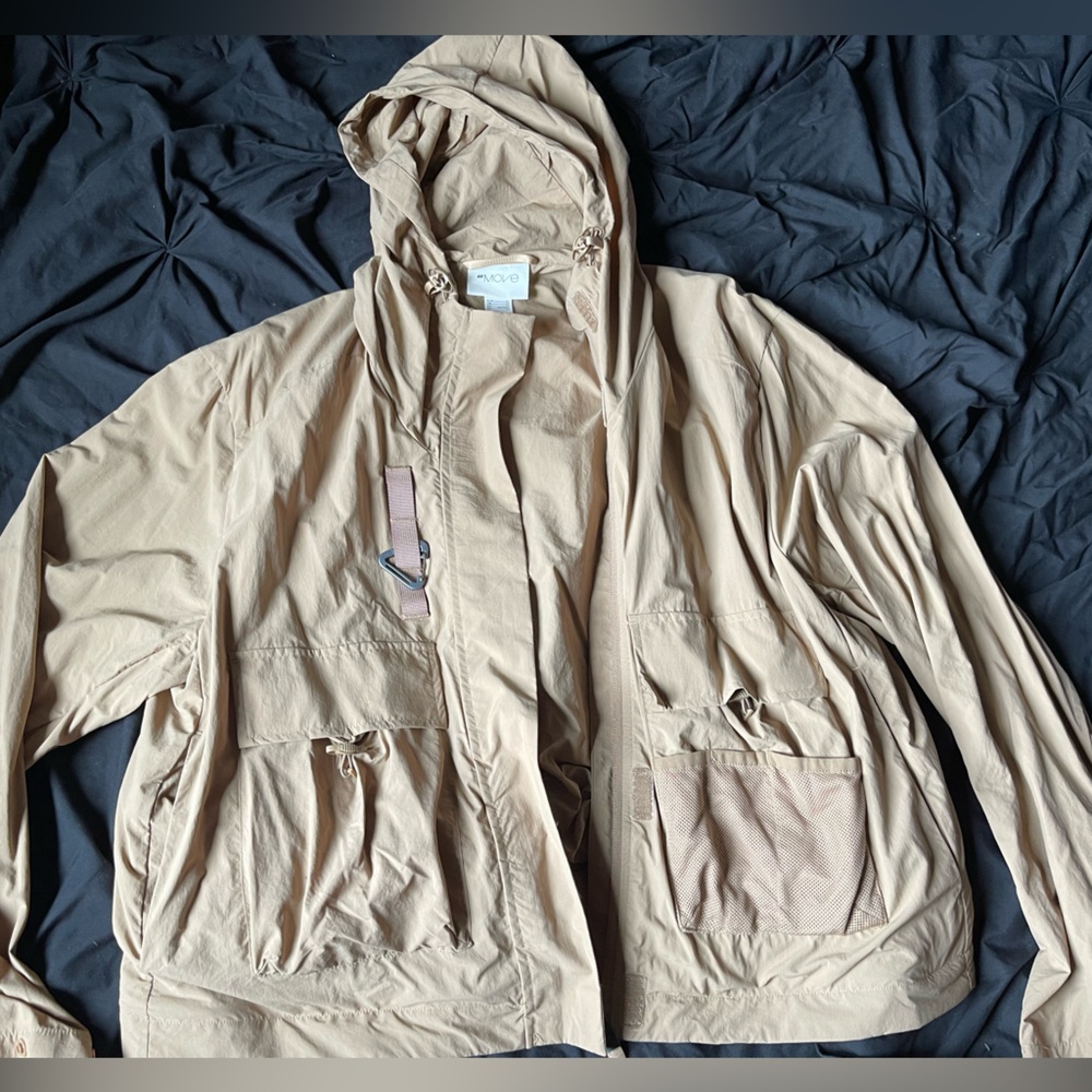 H&M Tan Windbreaker Lightweight Jacket